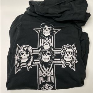 Guns N Roses black hoodie Mens size Medium GNR from H&M
